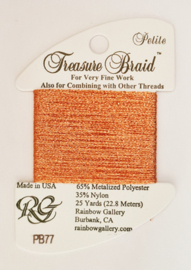 Petite Treasure Braid - Pumpkin - Rainbow Gallery    rg-pb77