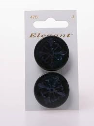 Knopen Elegant - Blauw / 476