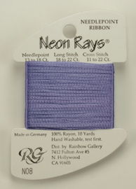 Neon Rays Amethyst - Rainbow Gallery     rg-n008
