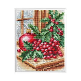 Borduurpakket Merry Christmas - Collection d'Art     cda-bc8146