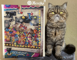 Borduurpakket Cats Do What They Wany - Merejka  mer-k196