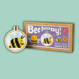 Borduurpakket Matchbox Bee Happy - ckc-mb-044