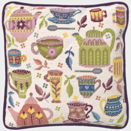 Petit Point borduurpakket Suzy Taylor - Time For Tea - Bothy Threads   bt-tst04