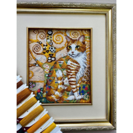 Borduurpakket Golden Cat - RIOLIS     ri-2319