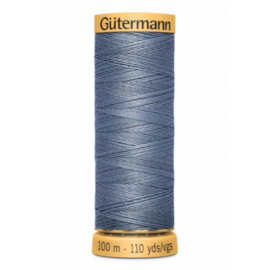 Natuurzuivere katoen 100 meter C Ne 50 / blauw grijs 5815