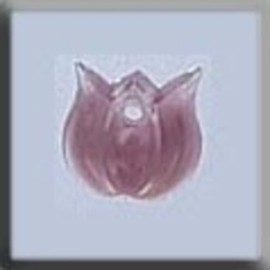 Glass Treasures Very Small Tulip-Marbled Rose - Mill Hill mh-12157