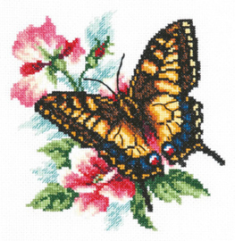 Borduurpakket Swallowtail butterfly - Chudo Igla (Magic Needle)    ci-042-010