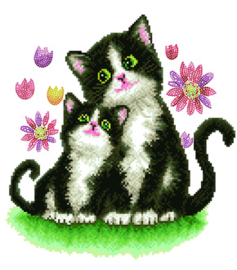 Diamond Dotz Kitty Song - Needleart World   nw-dd07-088