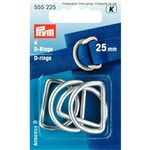 Prym D Ring  Zilverkleurig 25 mm  555 225