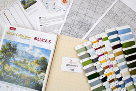 Borduurpakket Enchanted Cottage - Luca-S   ls-b615