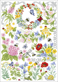 Borduurpatroon Lindner’s Kreuzstiche – Leaflet Blumenmeer / 149