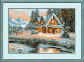 Borduurpakket Winter View - RIOLIS    ri-1080
