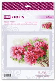 Borduurpakket Gorgeous Azalea - RIOLIS     ri-2258