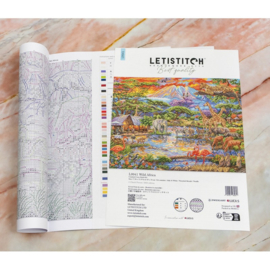 Borduurpakket Wild Africa - Leti Stitch    leti-l9941