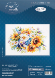 Borduurpakket Bouquet with Sunflowers - Magic Needle   ci-210-312