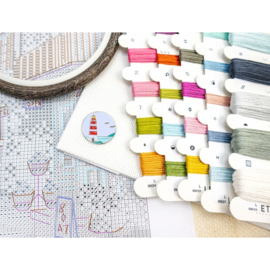 Borduurpakket Seaside Harmony - Leti Stitch     leti-l9963