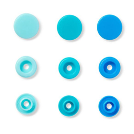 Prym Love Color Snaps / hart 12,4mm / blauw