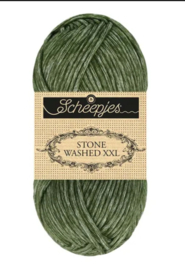 Stone washed XXL Groen 891 / Chlorite Green