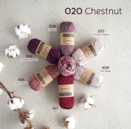 Scheepjes Catona Chroma - 020 Chestnut - Meerkleurig Katoengaren