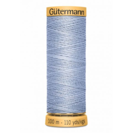 Natuurzuivere katoen 100 meter C Ne 50 / licht blauw 5726