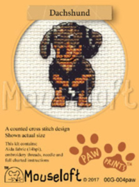 Borduurpakket Dachshund - Mouseloft    ml-00g-004