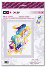 Borduurpakket Fairy Unicorn - RIOLIS  ri-1939