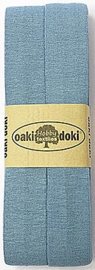 Oaki Doki Tricot de Luxe  / Jersey Biaisband / Licht Blauw 003