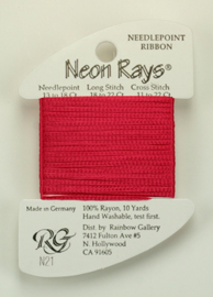 Neon Rays Cherry - Rainbow Gallery    rg-n021