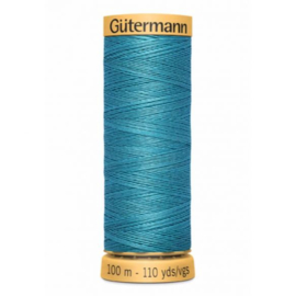 Natuurzuivere katoen 100 meter C Ne 50 / midden turquoise 7235