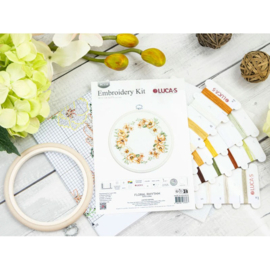 Borduurpakket Floral Rhythm - Luca-S     ls-bc110