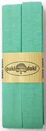 Oaki Doki Tricot de Luxe  / Jersey Biaisband / Donker Mint 122