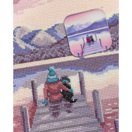 Needle Minder Lucy Pittaway - A Pawfect Place By The Water - Bothy Threads    bt-xa72