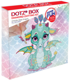 Diamond Dotz Ariel the Baby Dragon - Needleart World    nw-dbx-010