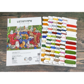 Borduurpakket Meow Manor - Leti Stitch      leti-l9946