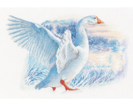 Borduurpakket Snow Goose - RTO  rto-m00855