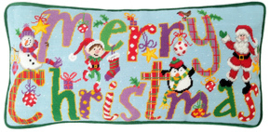 Petit Point borduurpakket Jenny Barton - Merry Christmas - Bothy Threads   bt-tap16