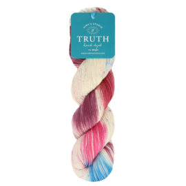 Simy's Truth SOCK 56  It's better to give than to … /  Blauw Roze Wit