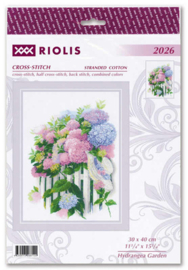 Borduurpakket Hydrangea Garden - RIOLIS  ri-2026