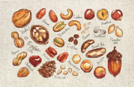 Borduurpakket Nuts & Seeds - Luca-S    ls-b1165