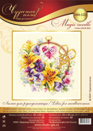 Borduurpakket Lilies for needlewoman - Chudo Igla (Magic Needle)    ci-100-121