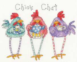 Borduurpakket Margaret Sherry - Chick Chat - Bothy Threads     bt-xms42