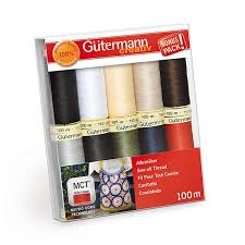 Gutermann Naaigaren set / 10 spoelen / 734006 , Col 1.