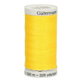 Gutermann naaigaren cotton 30 / 300 meter  1124 / geel