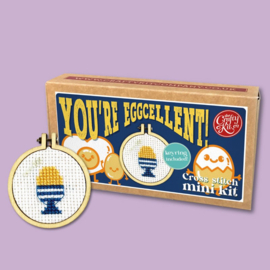 Borduurpakket Matchbox You're Eggcelent! - ckc-mb-072
