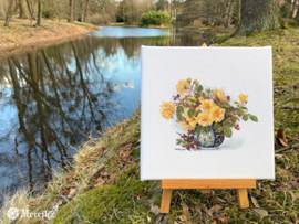 Borduurpakket Roses and Berries - Merejka   mer-k207