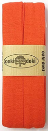 Oaki Doki Tricot de Luxe  / Jersey Biaisband / Oranje 935