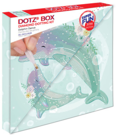 Diamond Dotz Dotz Box - Dophin Dance - Needleart World   nw-dbx-059