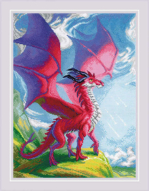 Borduurpakket Your Mighty Dragon - RIOLIS  ri-2127