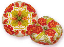 Borduurpakket Biscournu Poppies - RIOLIS    ri-1620