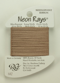 Neon Rays Taupe - Rainbow Gallery    rg-n042